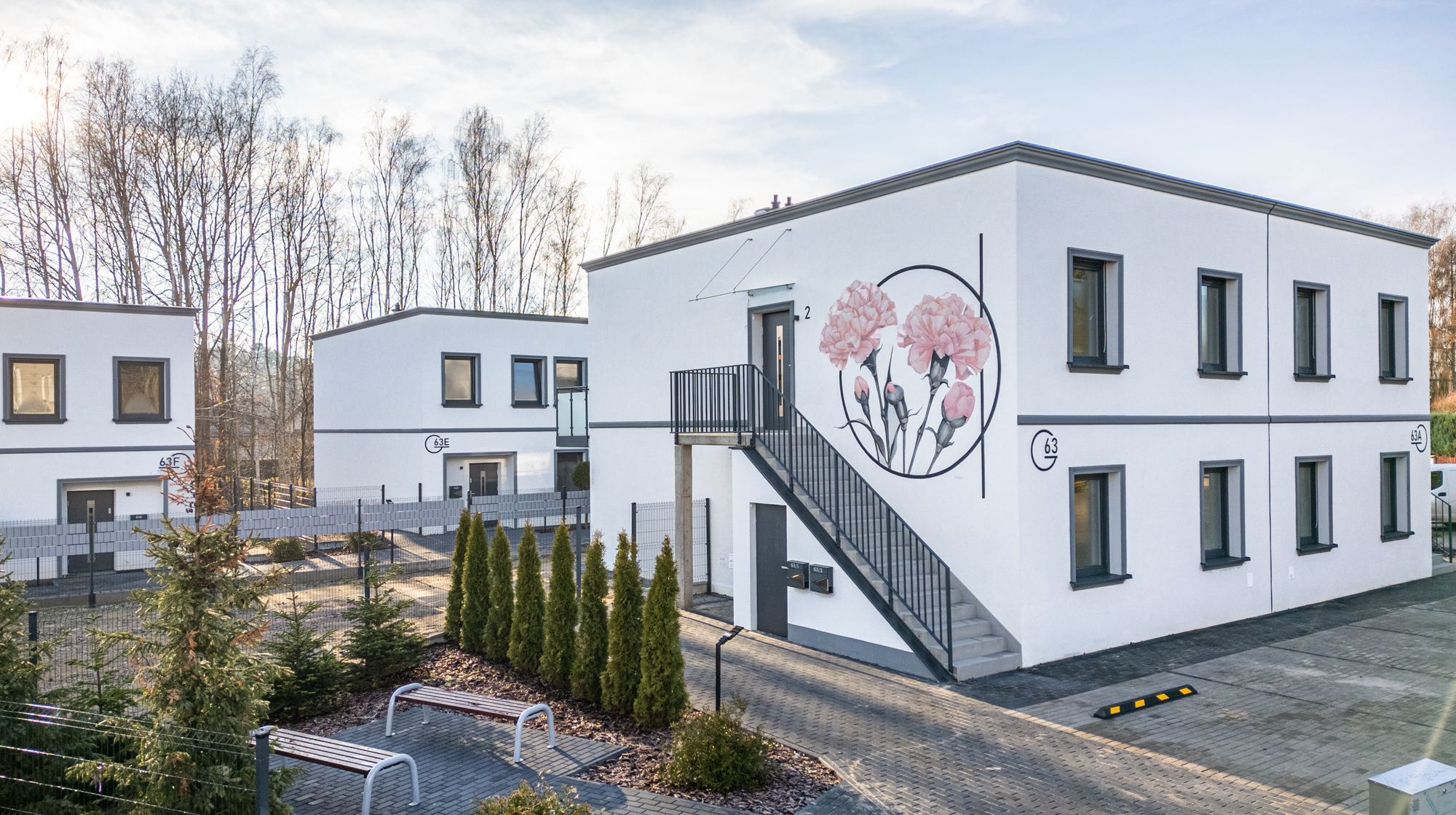 Domy i apartamenty przy ulicy Goździkowej